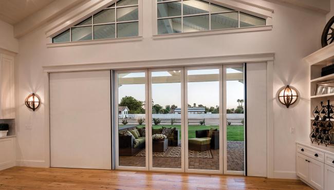 Painted 205 Integrated Folding Door is fully customisable to suit your needs in your home project