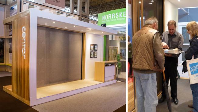 Experience Centor’s new Integrated Sliding Door at a homeshow near you in 2016! 
