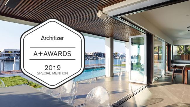 207 Integrated Cornerless Folding Door given a Special Mention in 2019 Architizer A+Awards